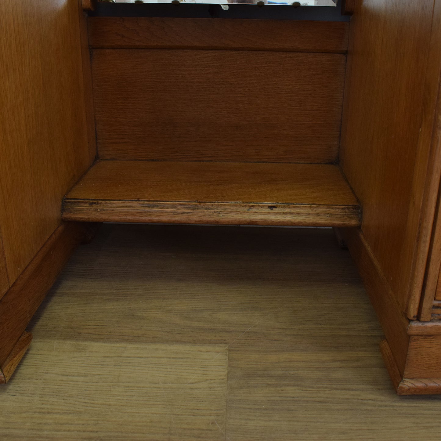 Restored Oak-Veneer Dressing Table