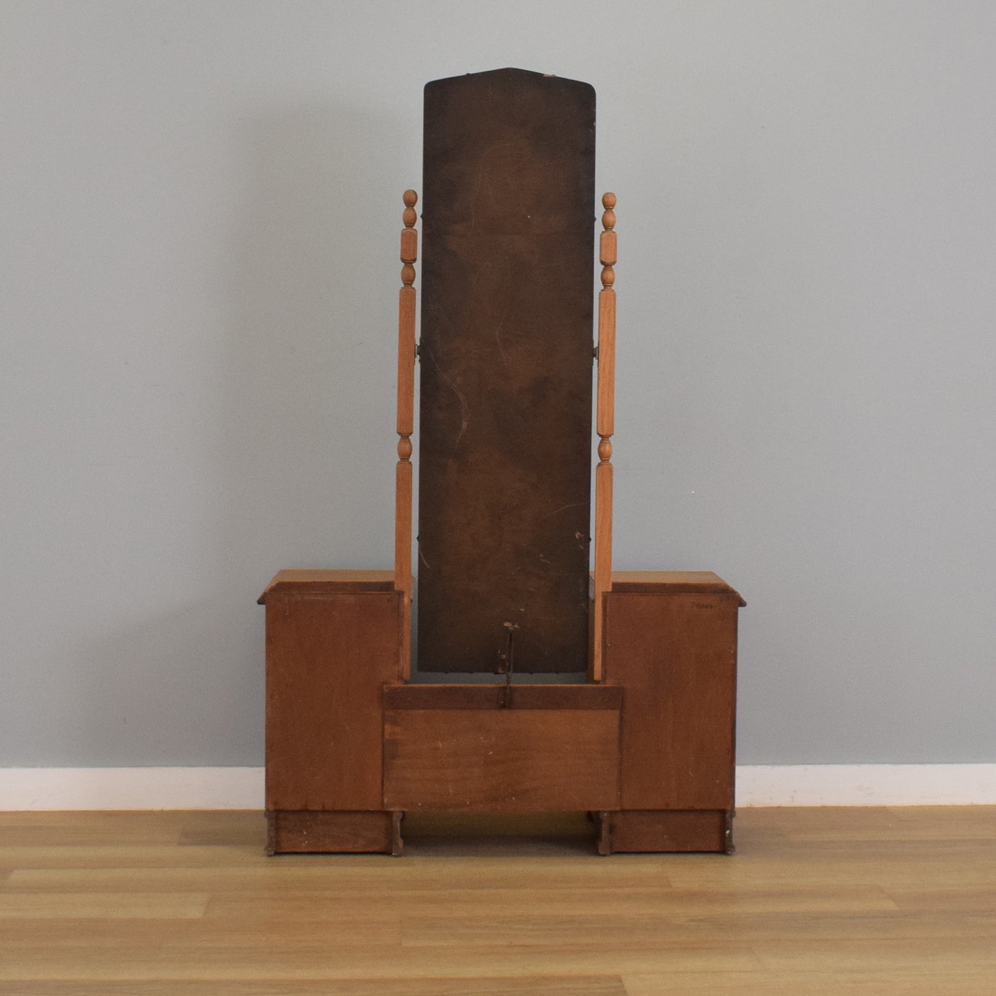 Restored Oak-Veneer Dressing Table