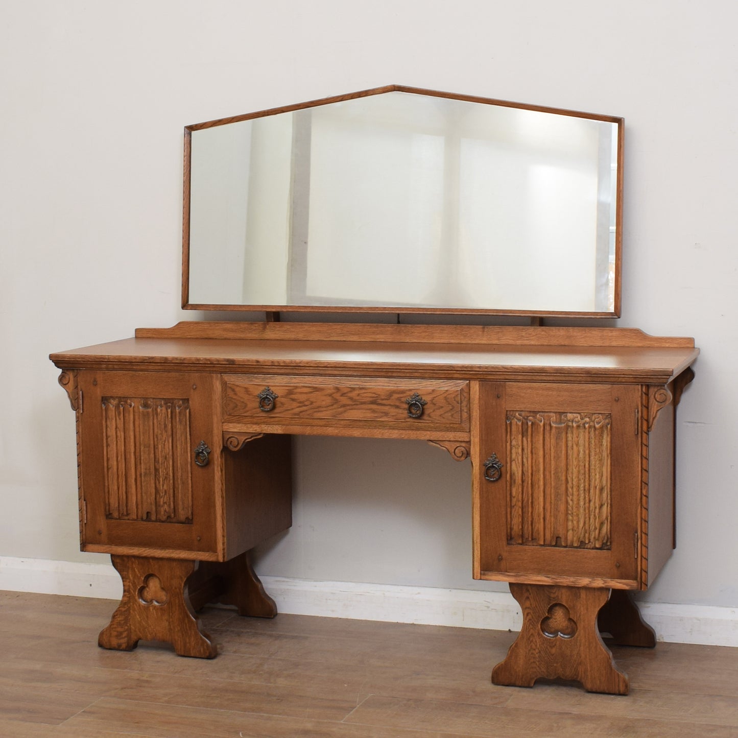 Restored Oak Dressing Table