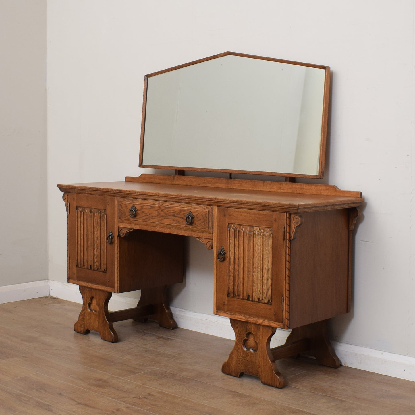 Restored Oak Dressing Table