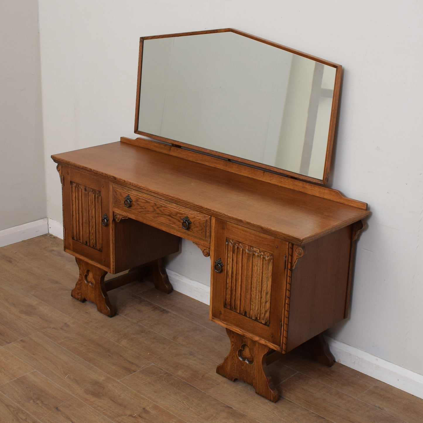 Restored Oak Dressing Table