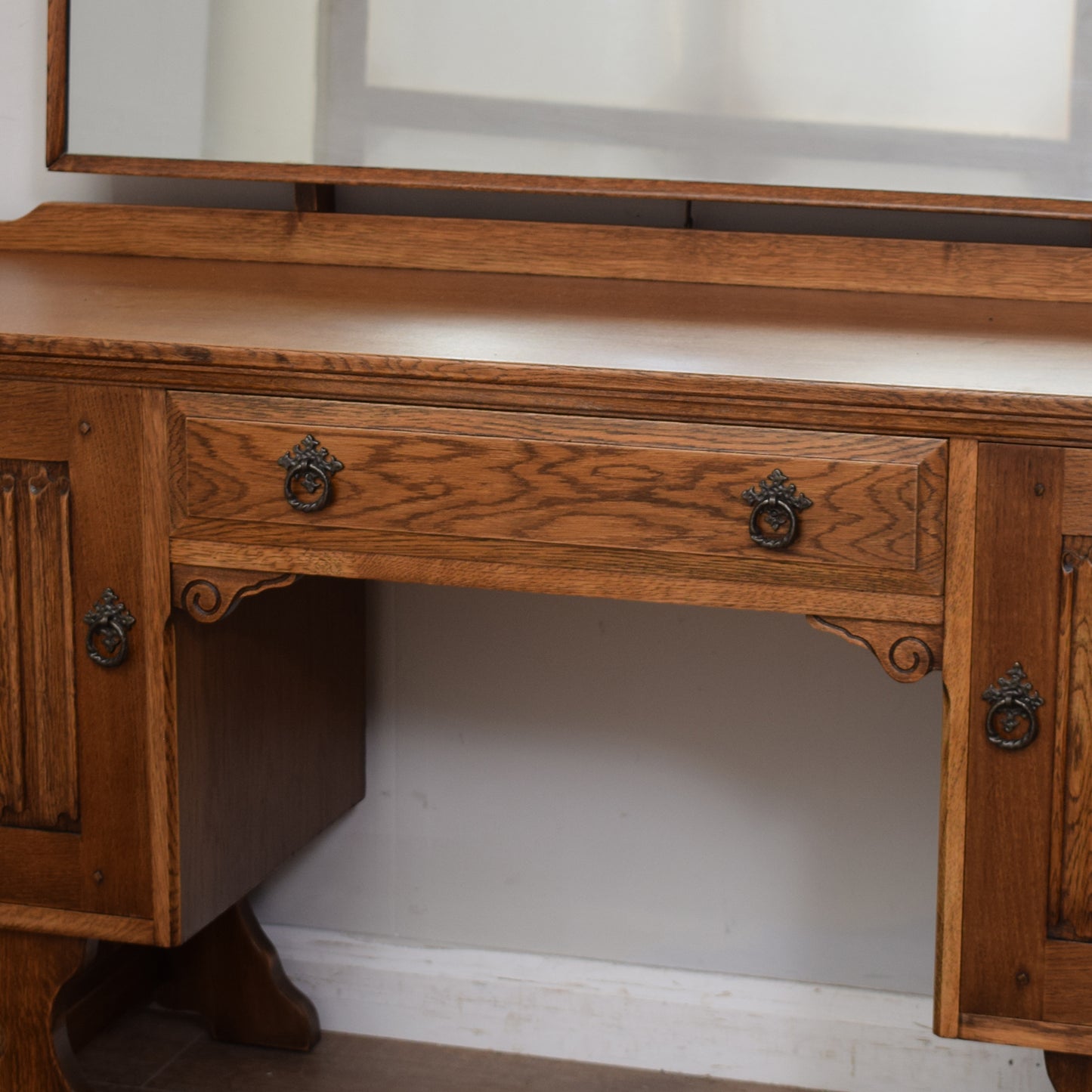 Restored Oak Dressing Table