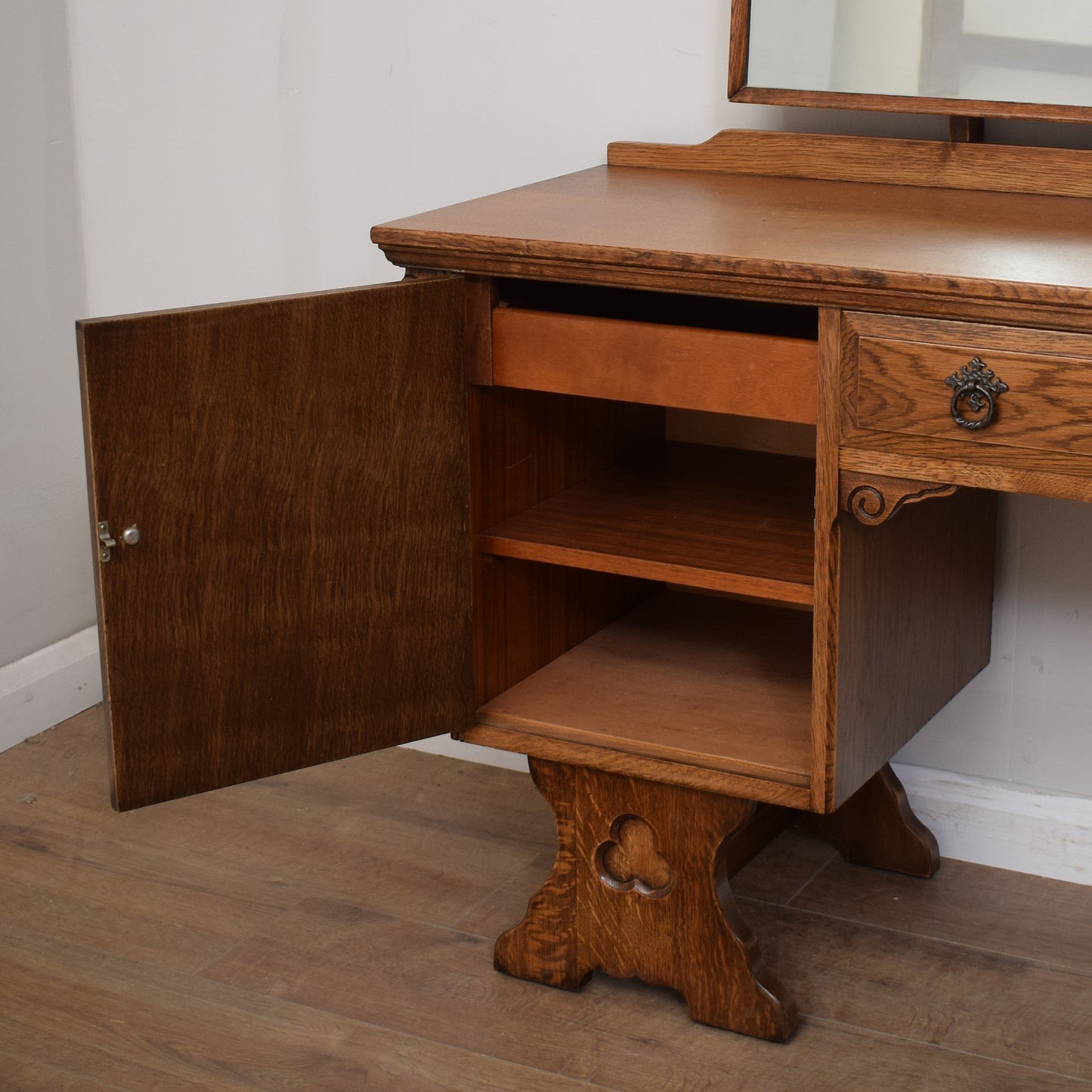 Restored Oak Dressing Table