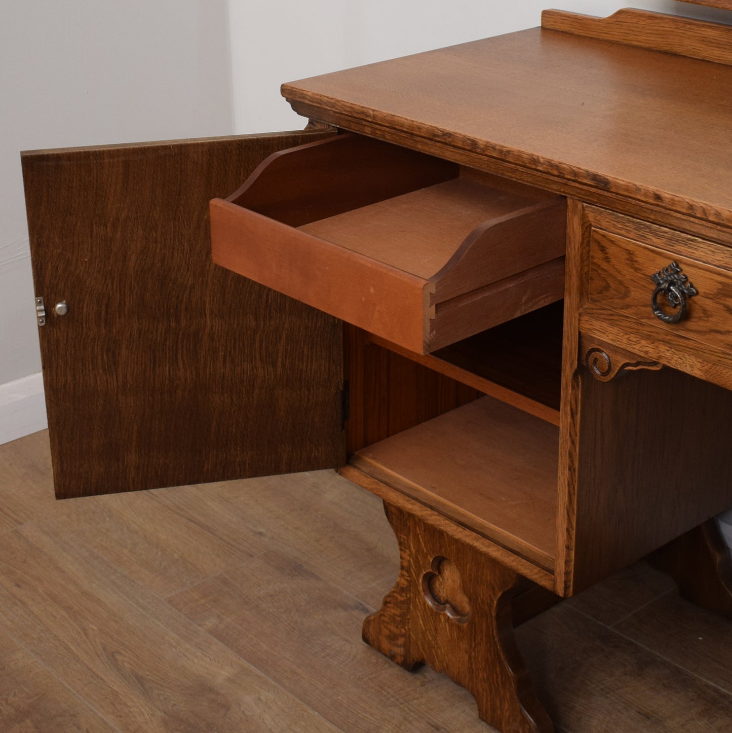 Restored Oak Dressing Table