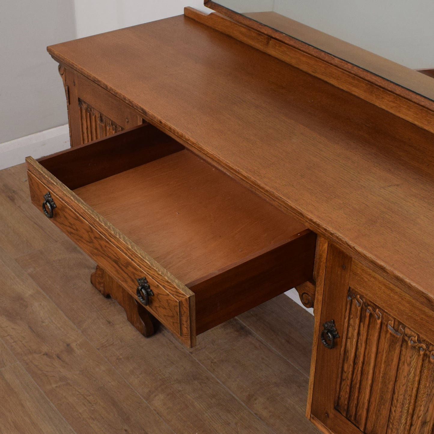 Restored Oak Dressing Table