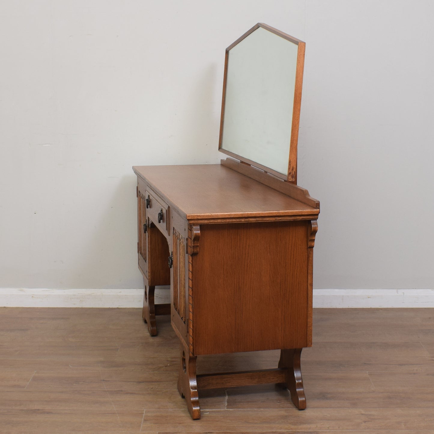 Restored Oak Dressing Table