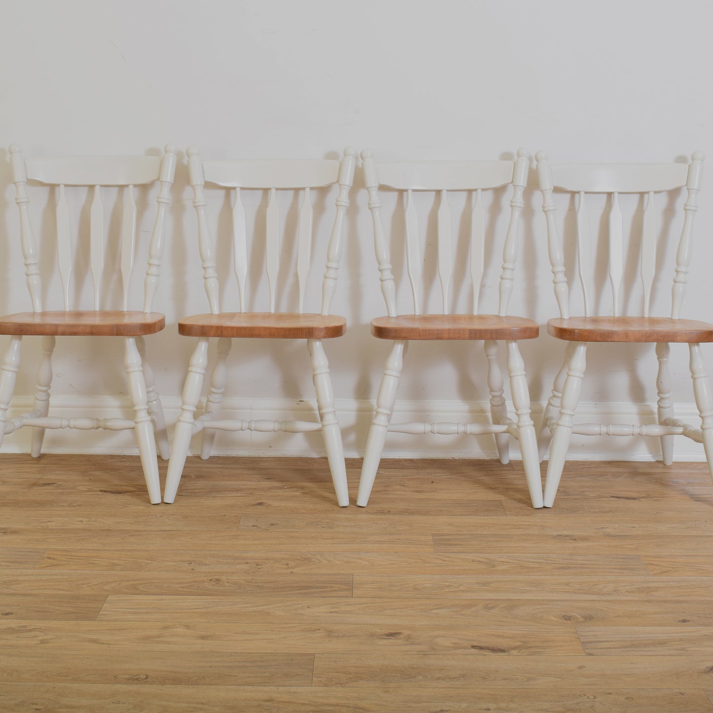 Painted Table And Four Chairs