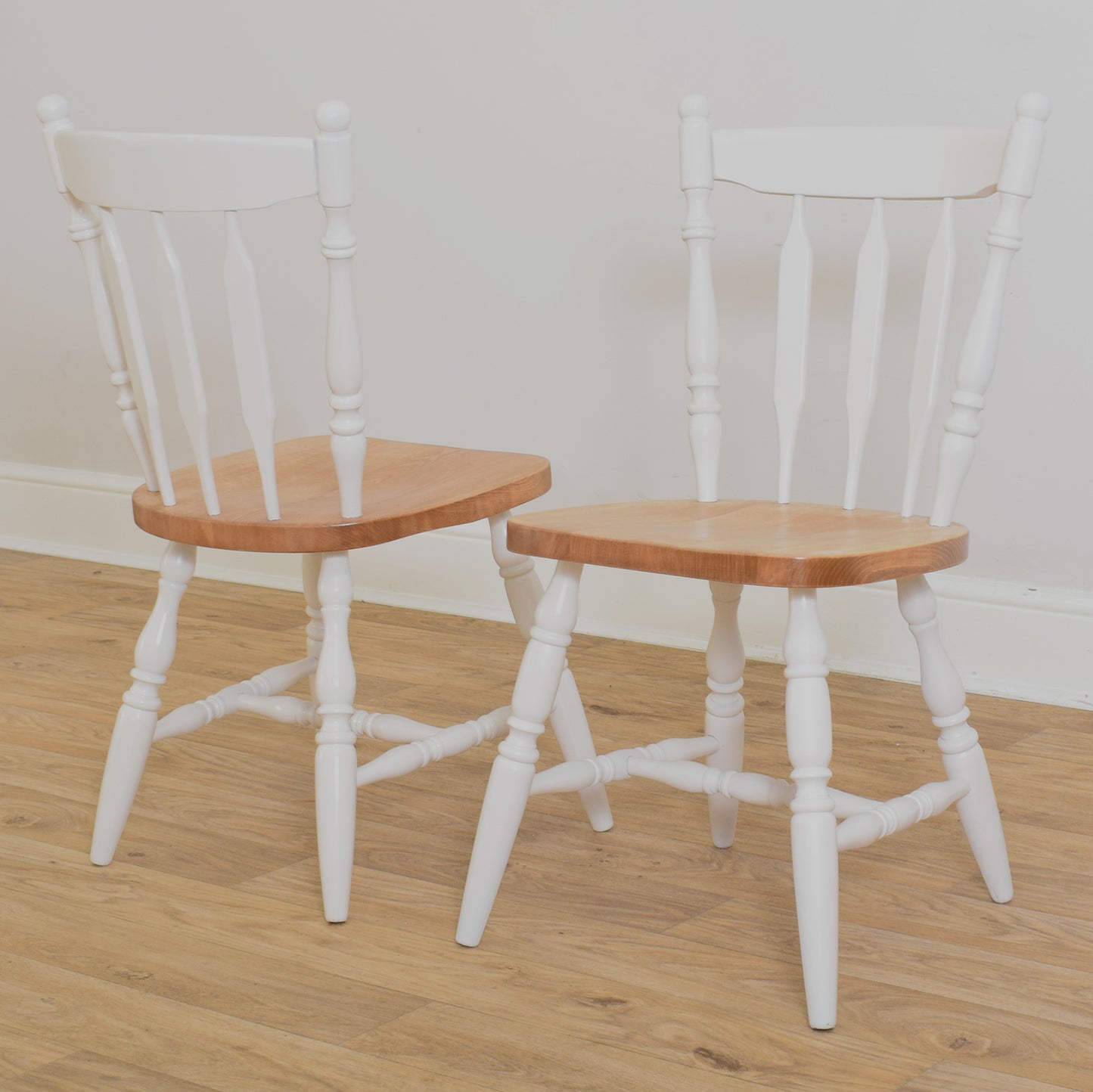 Painted Table And Four Chairs