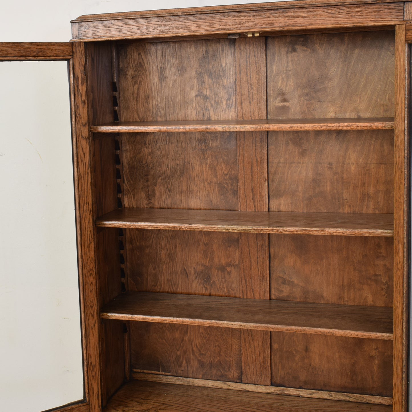 Glazed Oak Display Cabinet