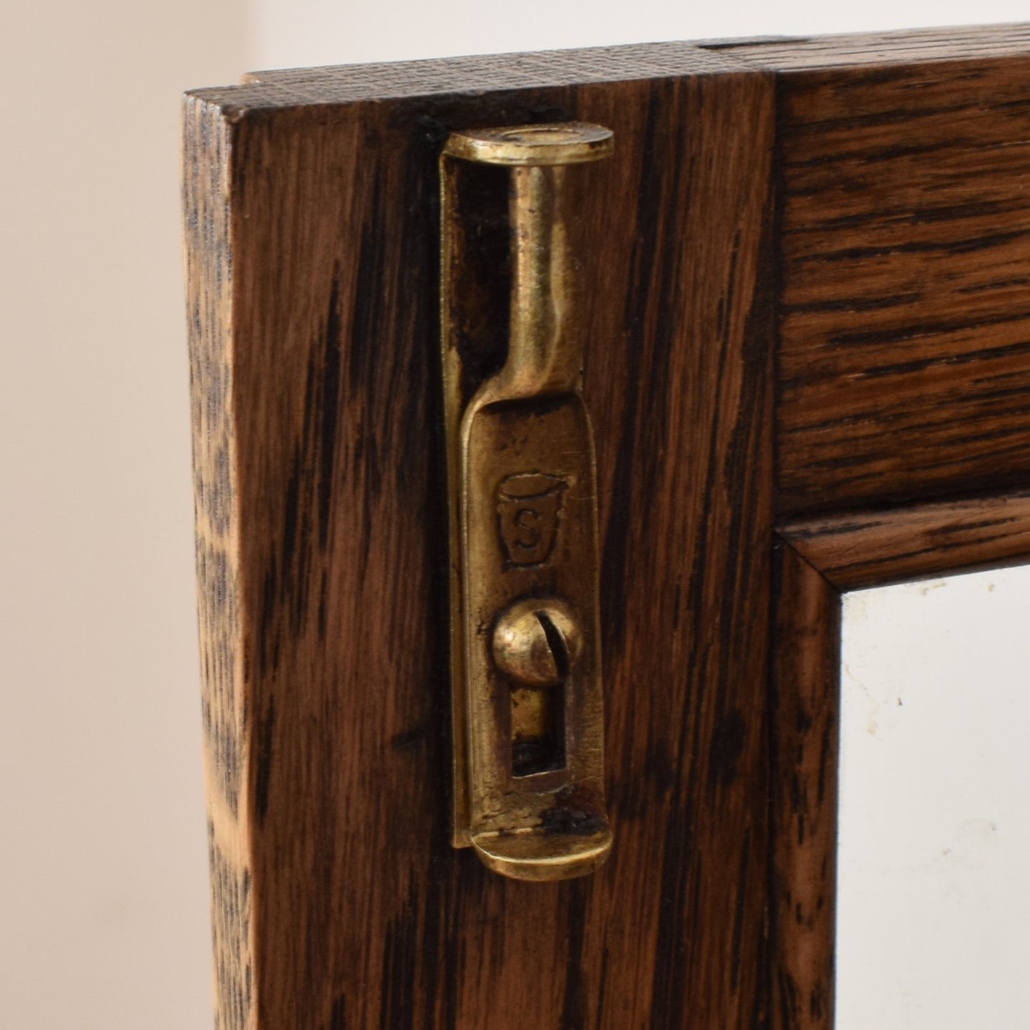 Glazed Oak Display Cabinet