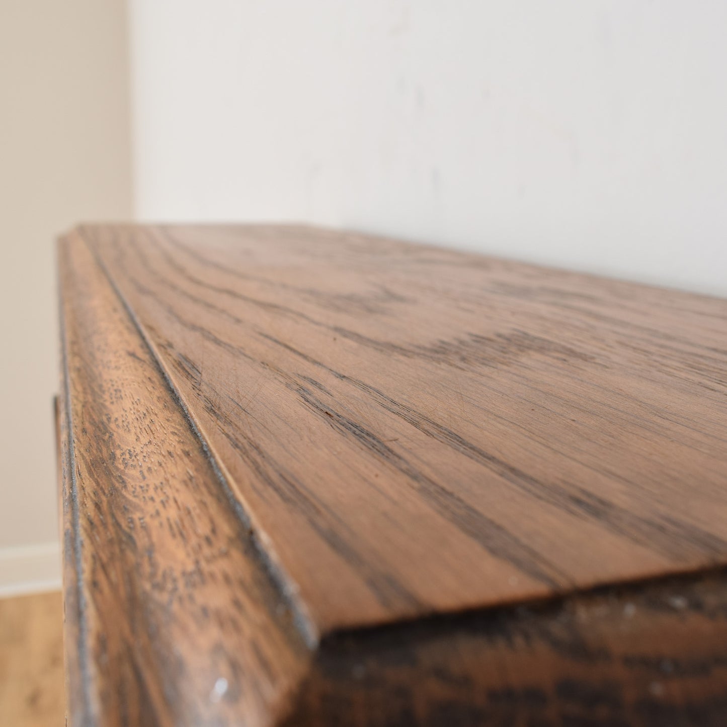 Glazed Oak Display Cabinet