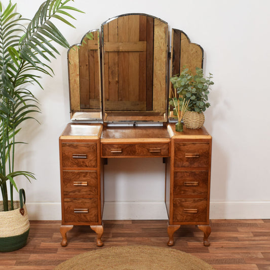 Restored Walnut Dressing Table