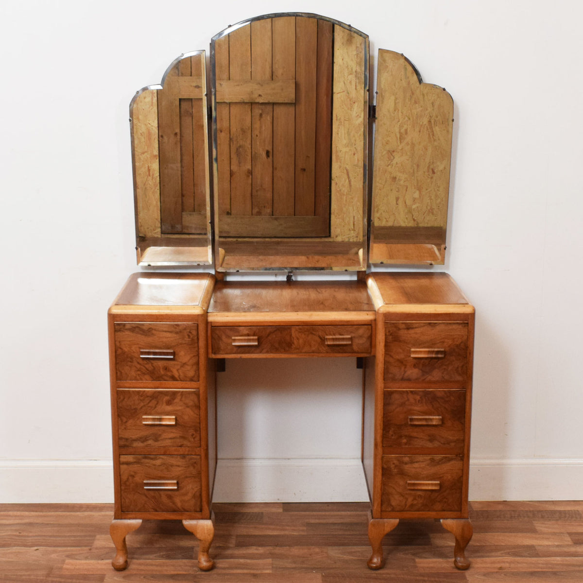 Restored Walnut Dressing Table