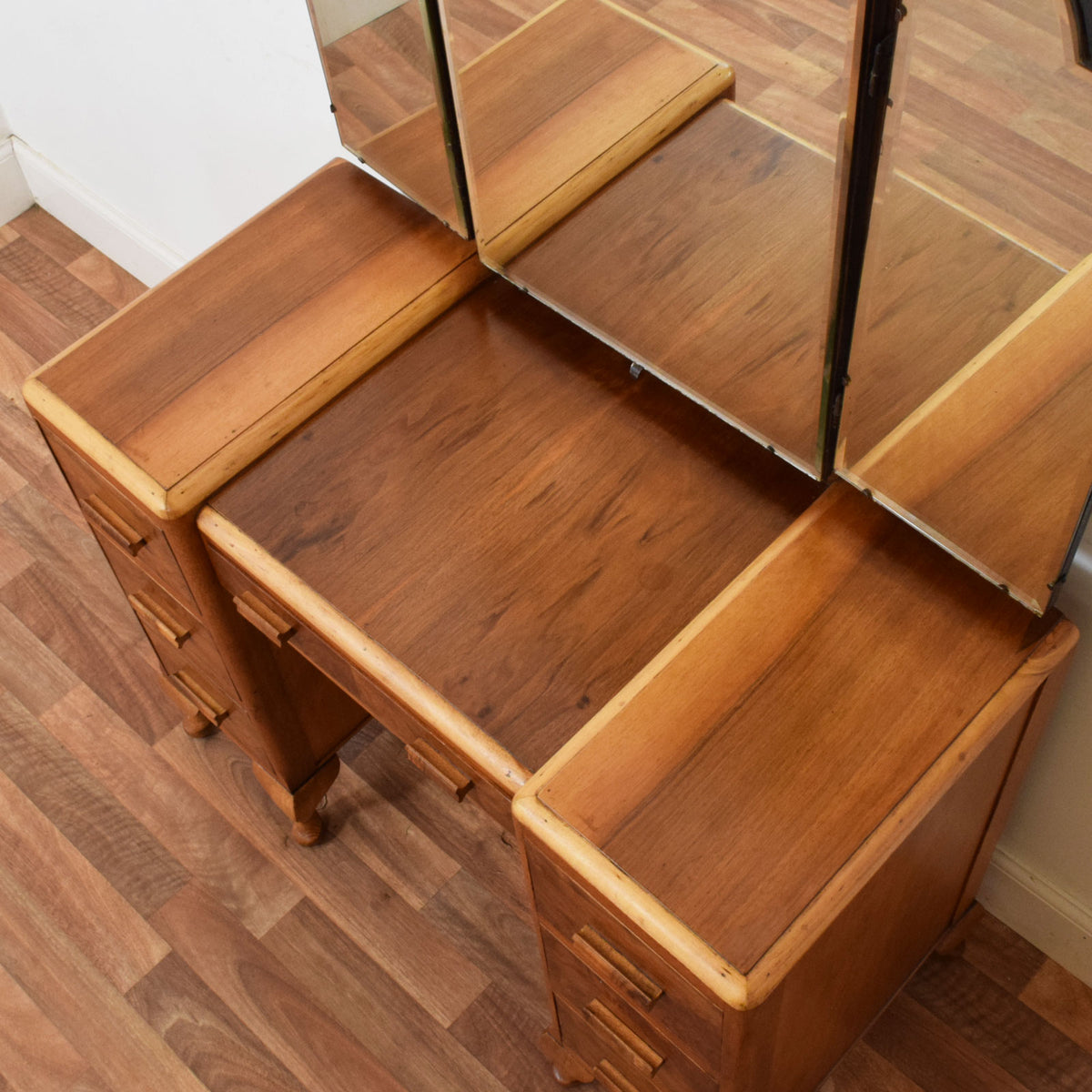 Restored Walnut Dressing Table