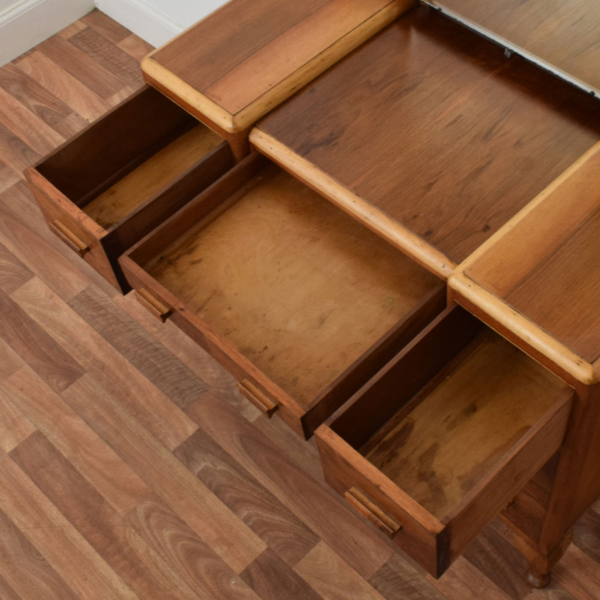 Restored Walnut Dressing Table