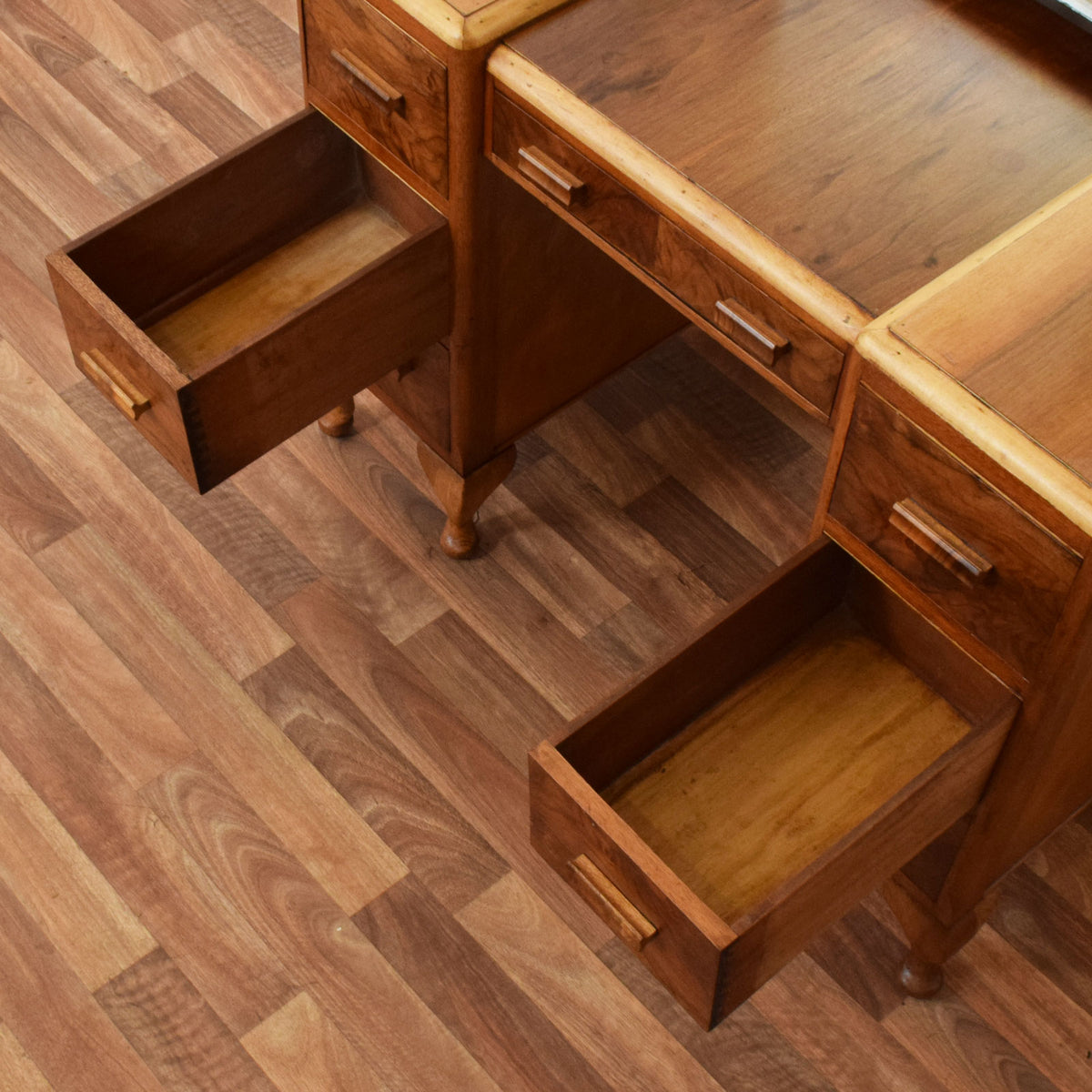 Restored Walnut Dressing Table