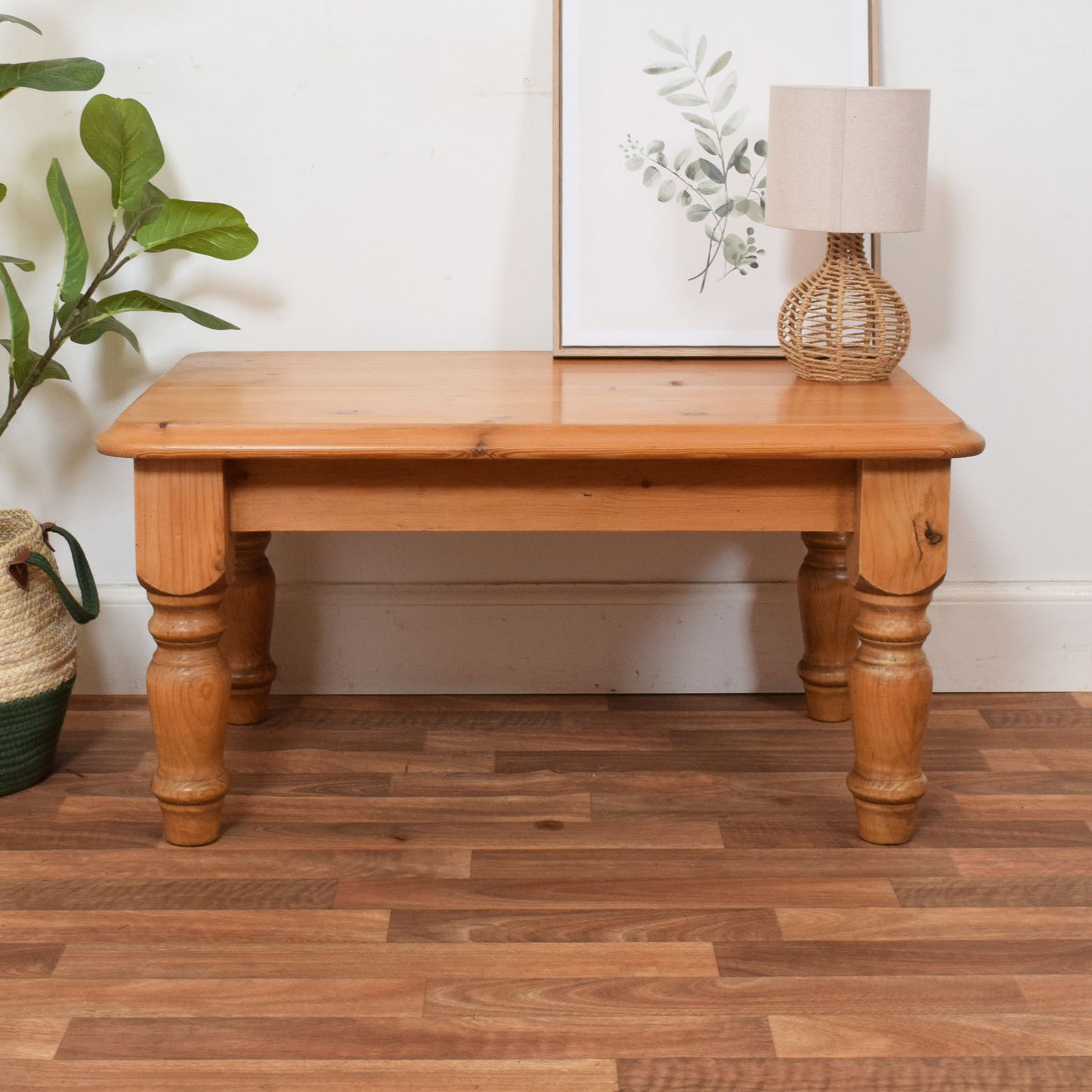 Rustic Pine Coffee Table