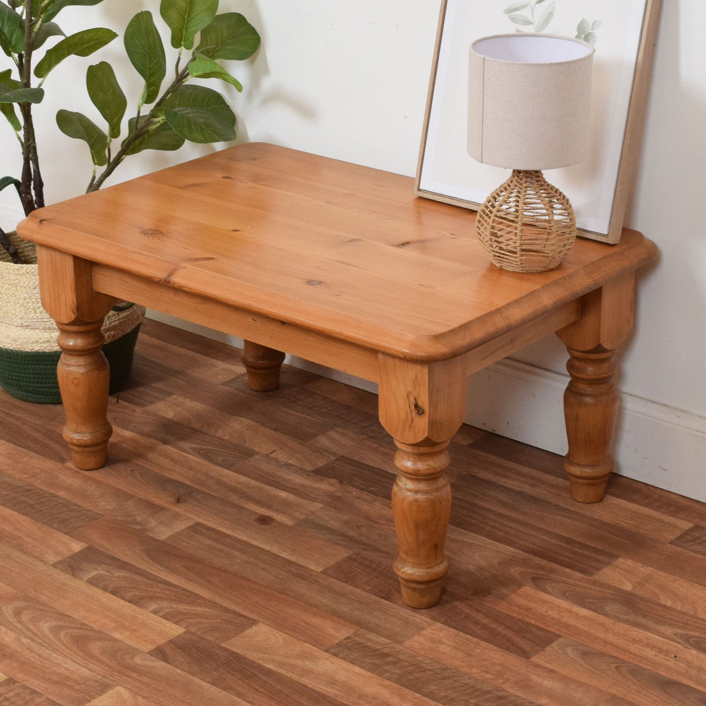 Rustic Pine Coffee Table
