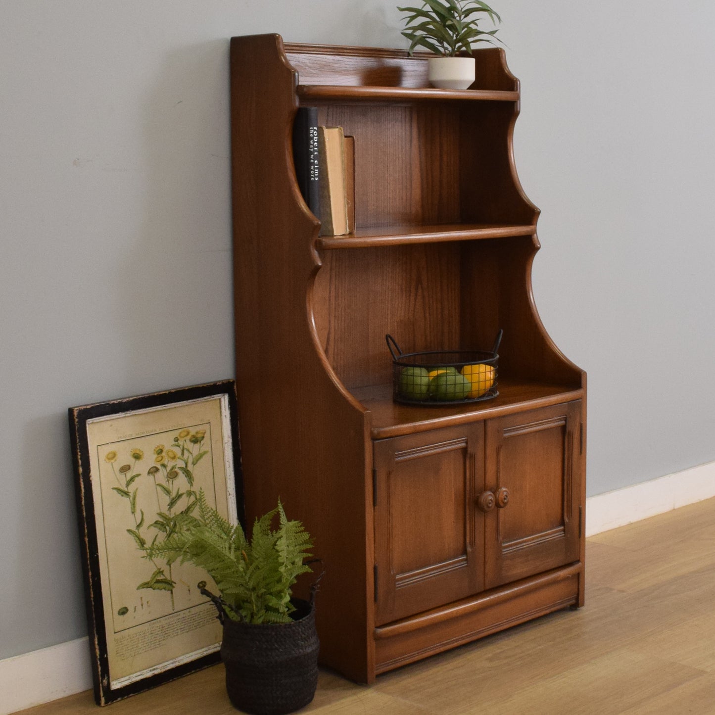 Ercol 'Golden Dawn' Waterfall Bookcase