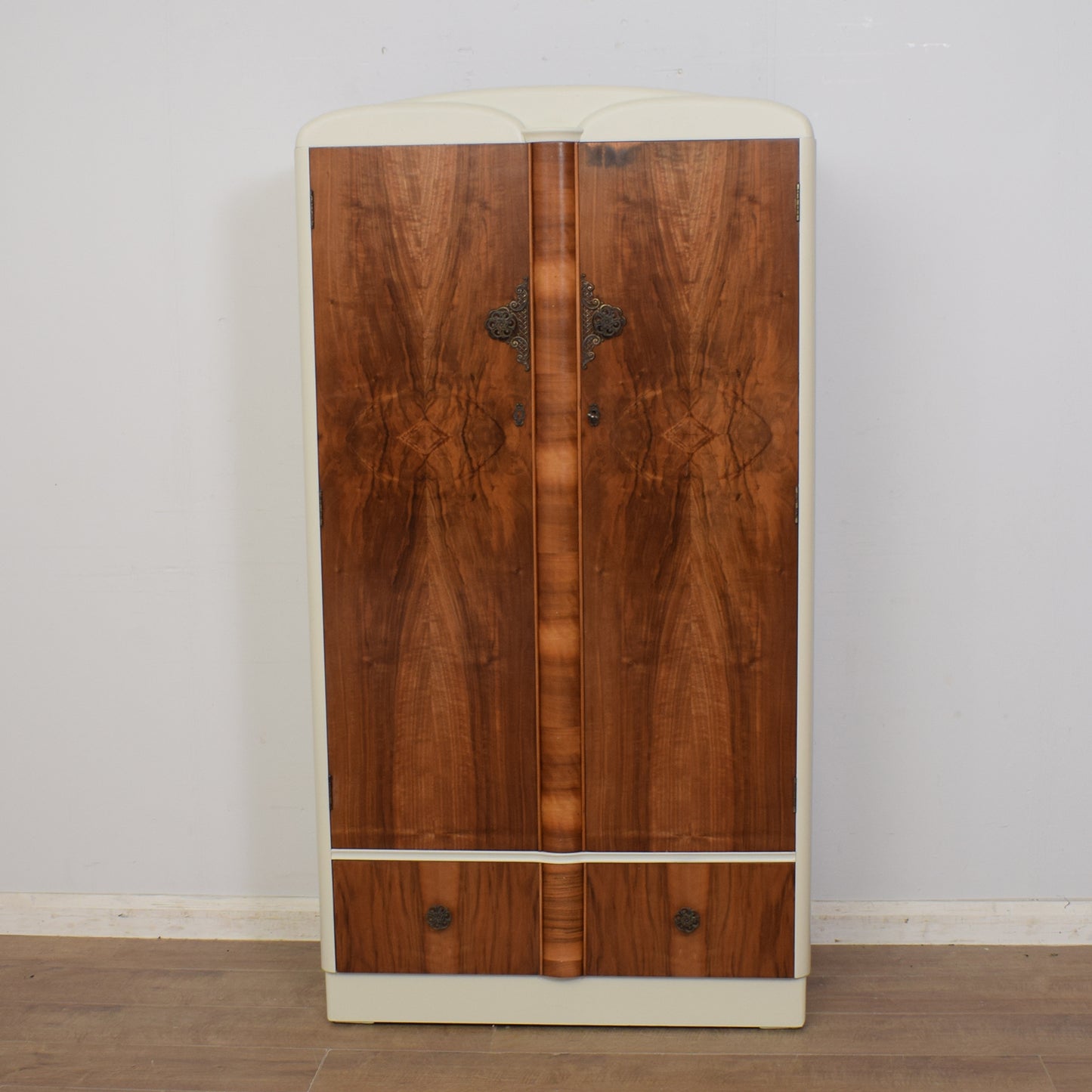 Painted Art-Deco Wardrobe