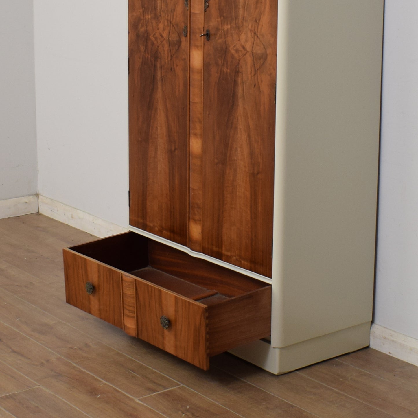 Painted Art-Deco Wardrobe