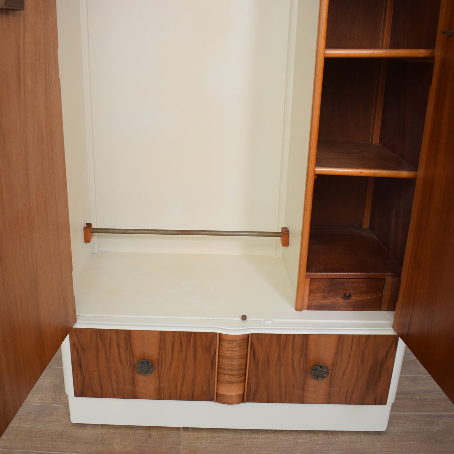 Painted Art-Deco Wardrobe