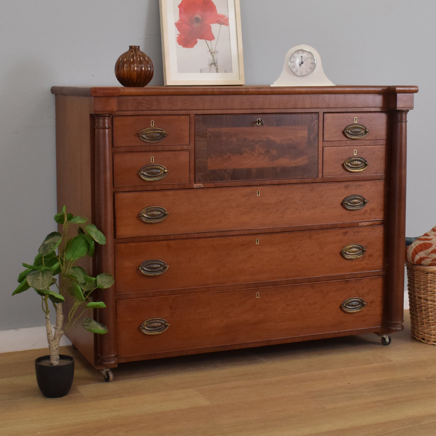 Large Mahogany Chest of Drawers