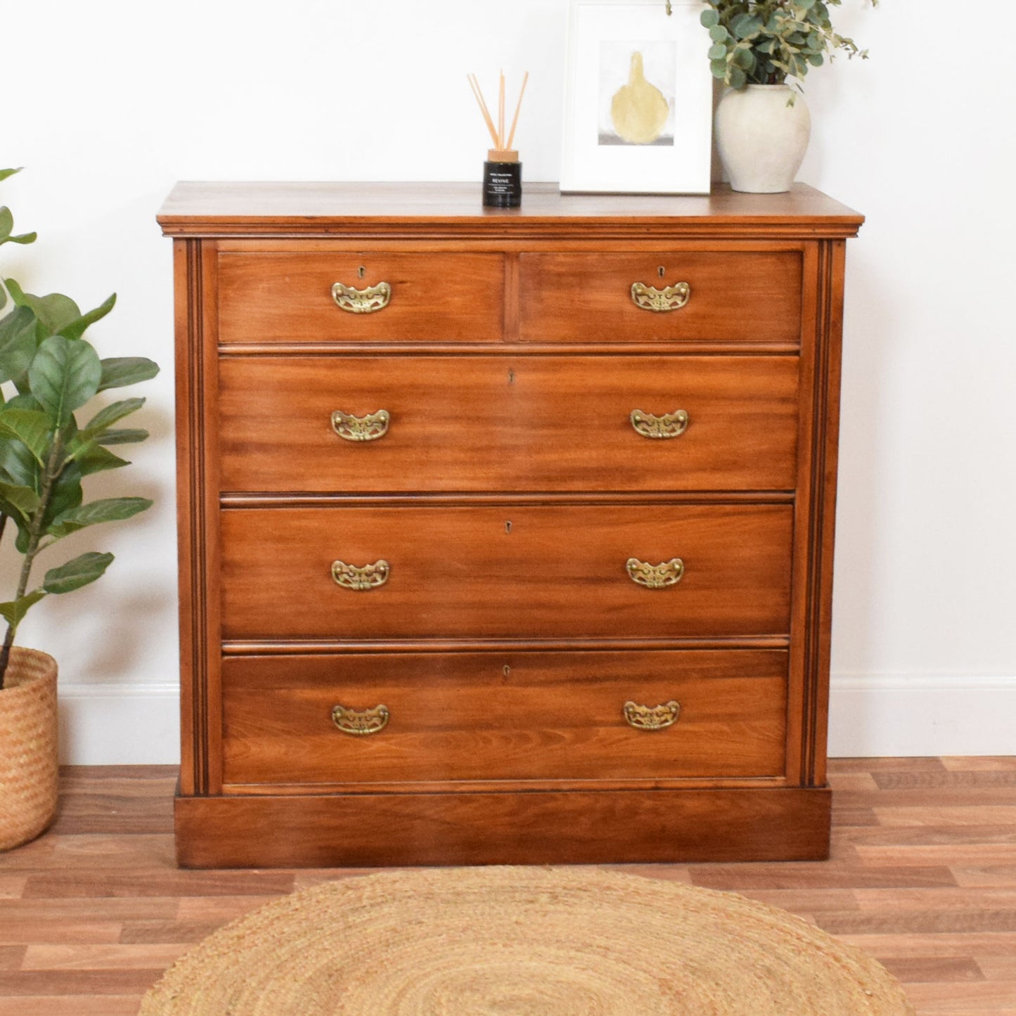 Restored Mahogany Chest of Drawers