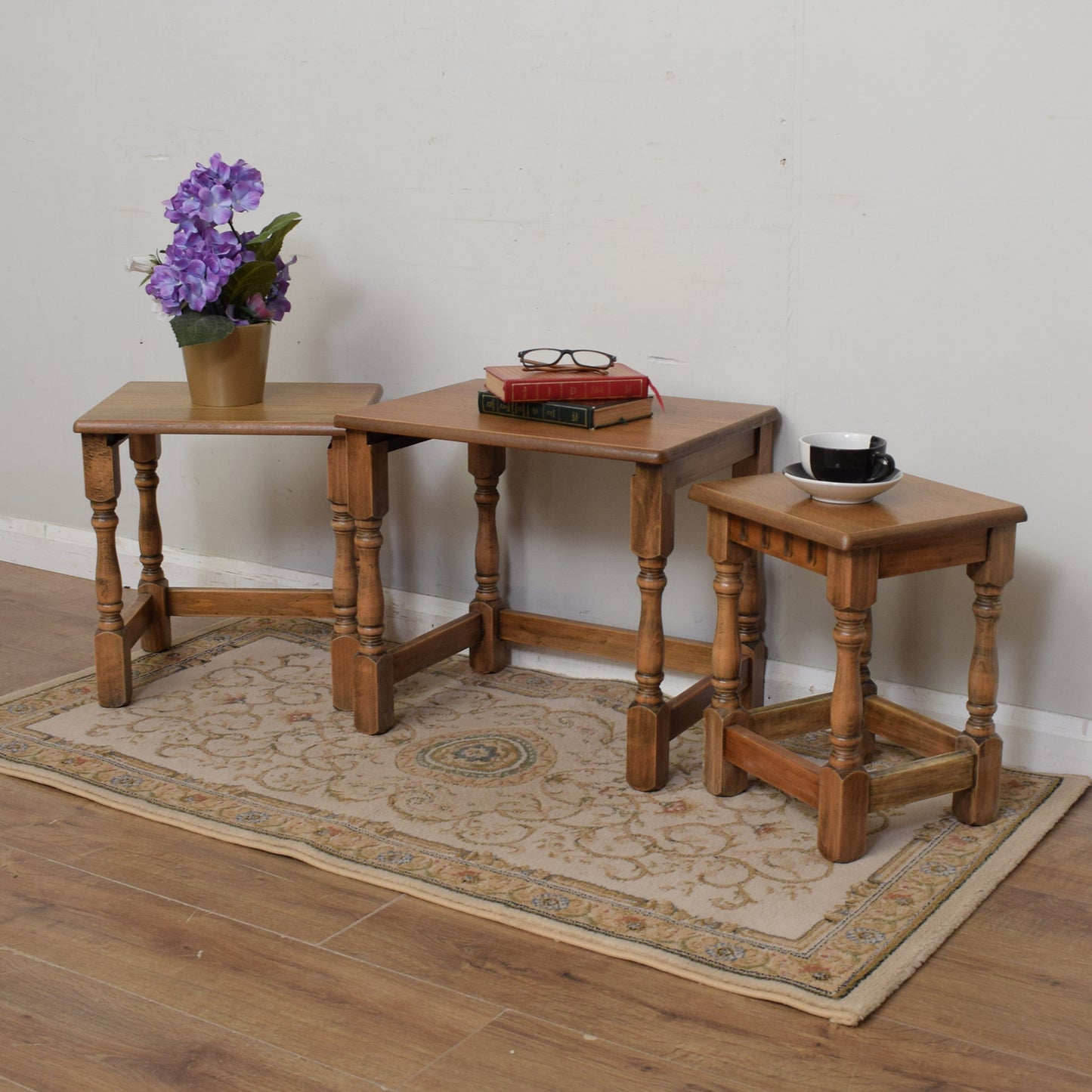 Oak Nest of Tables