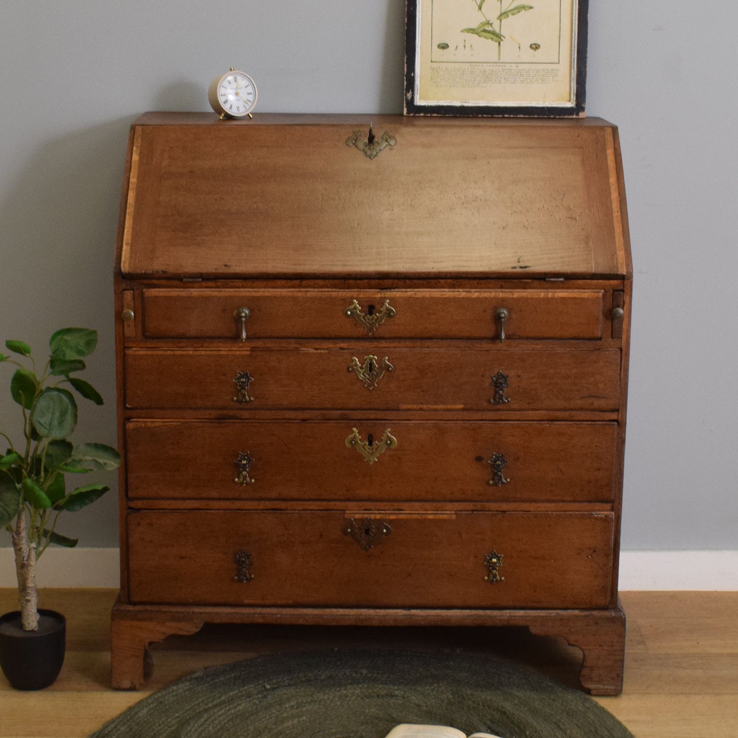 Georgian Oak Bureau