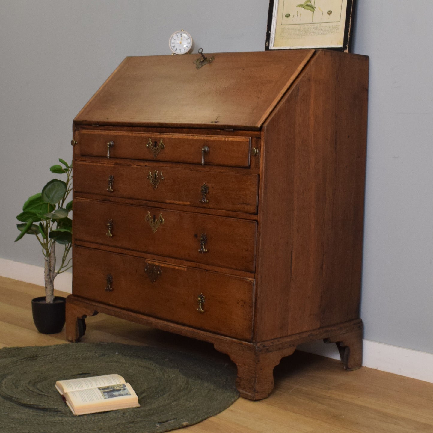 Georgian Oak Bureau