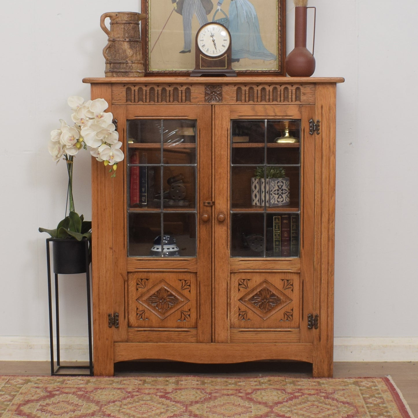 Restored Glazed Bookcase