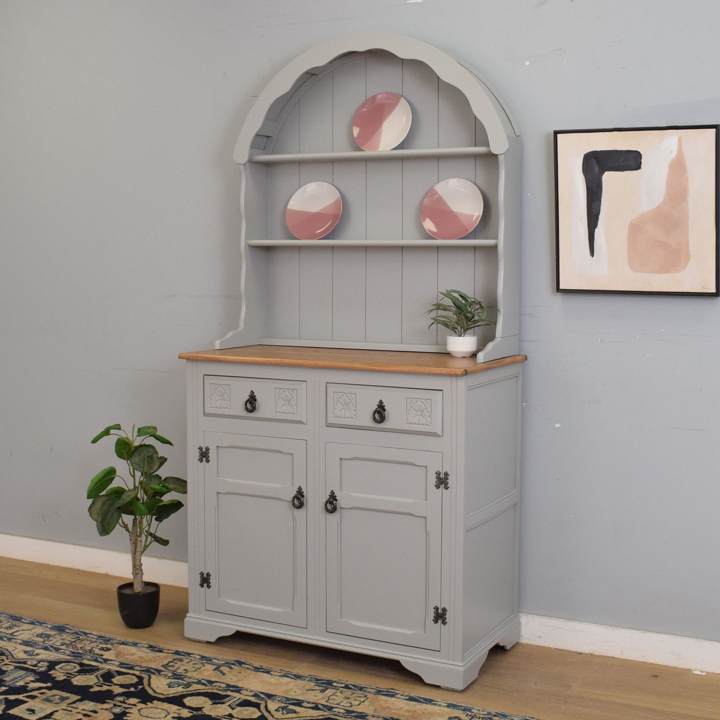 Painted Dome-Top Dresser