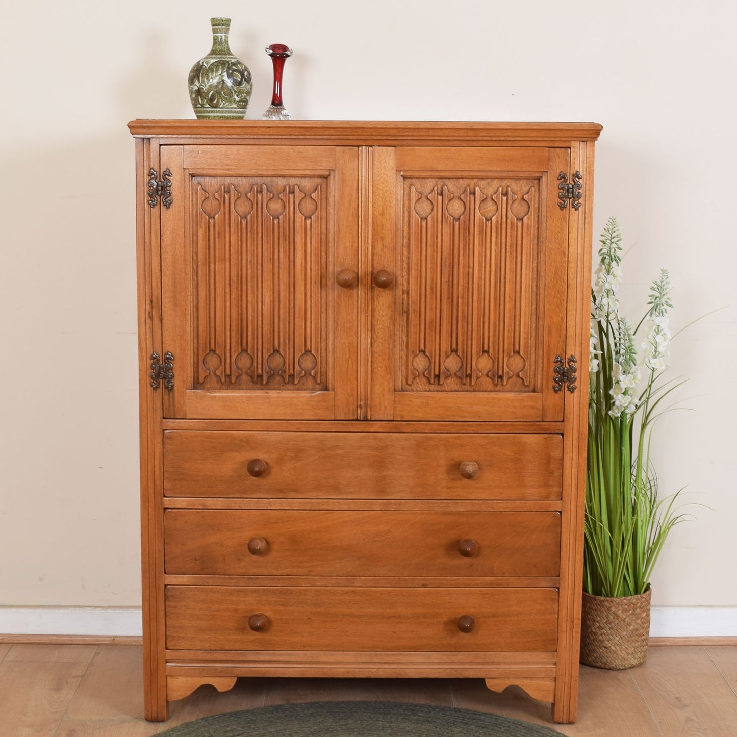 Oak Tallboy