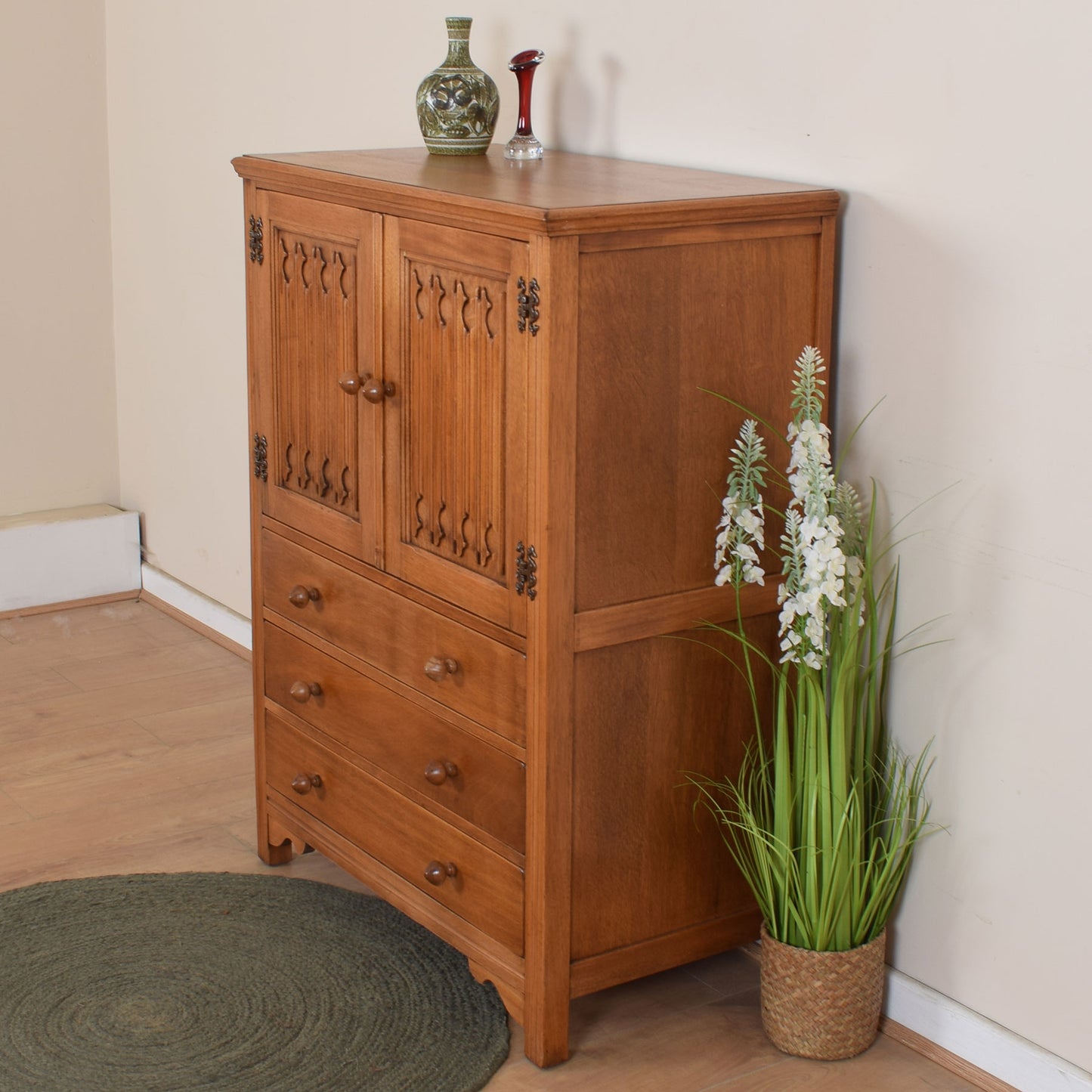 Oak Tallboy