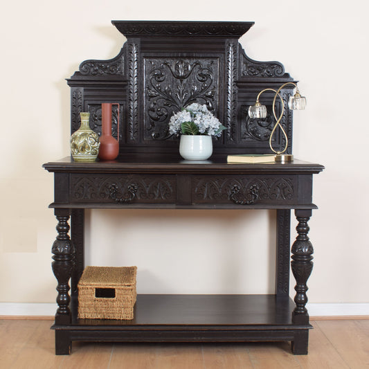 Jacobean Style Carved Console Table