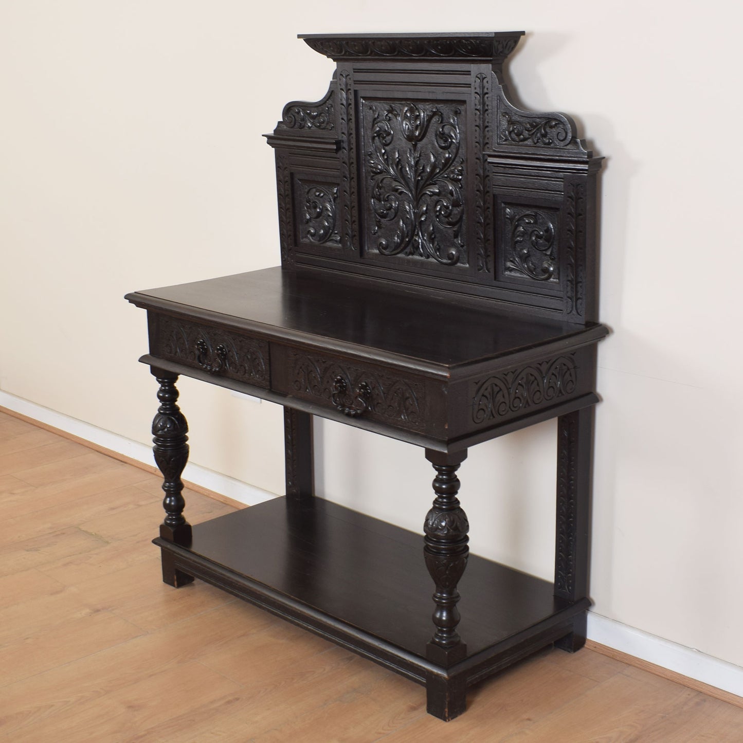 Jacobean Style Carved Console Table