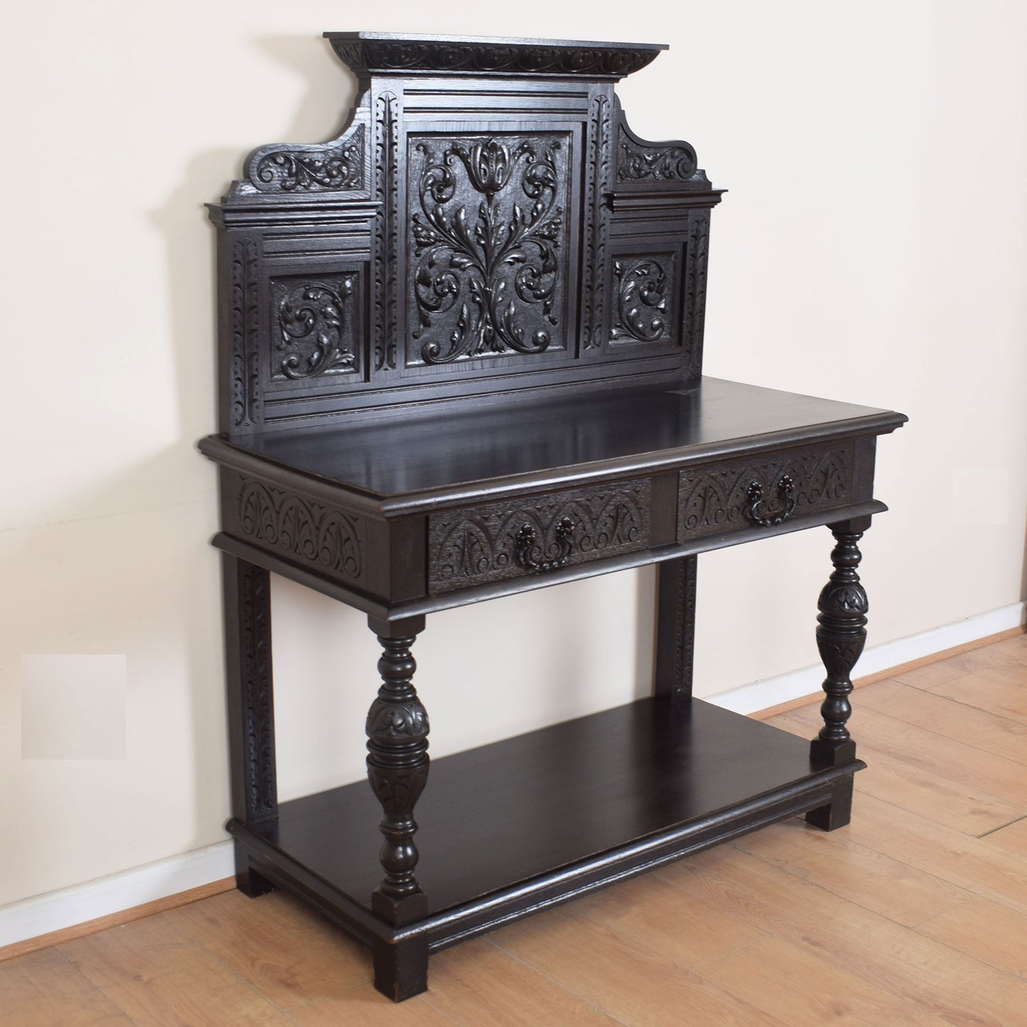 Jacobean Style Carved Console Table