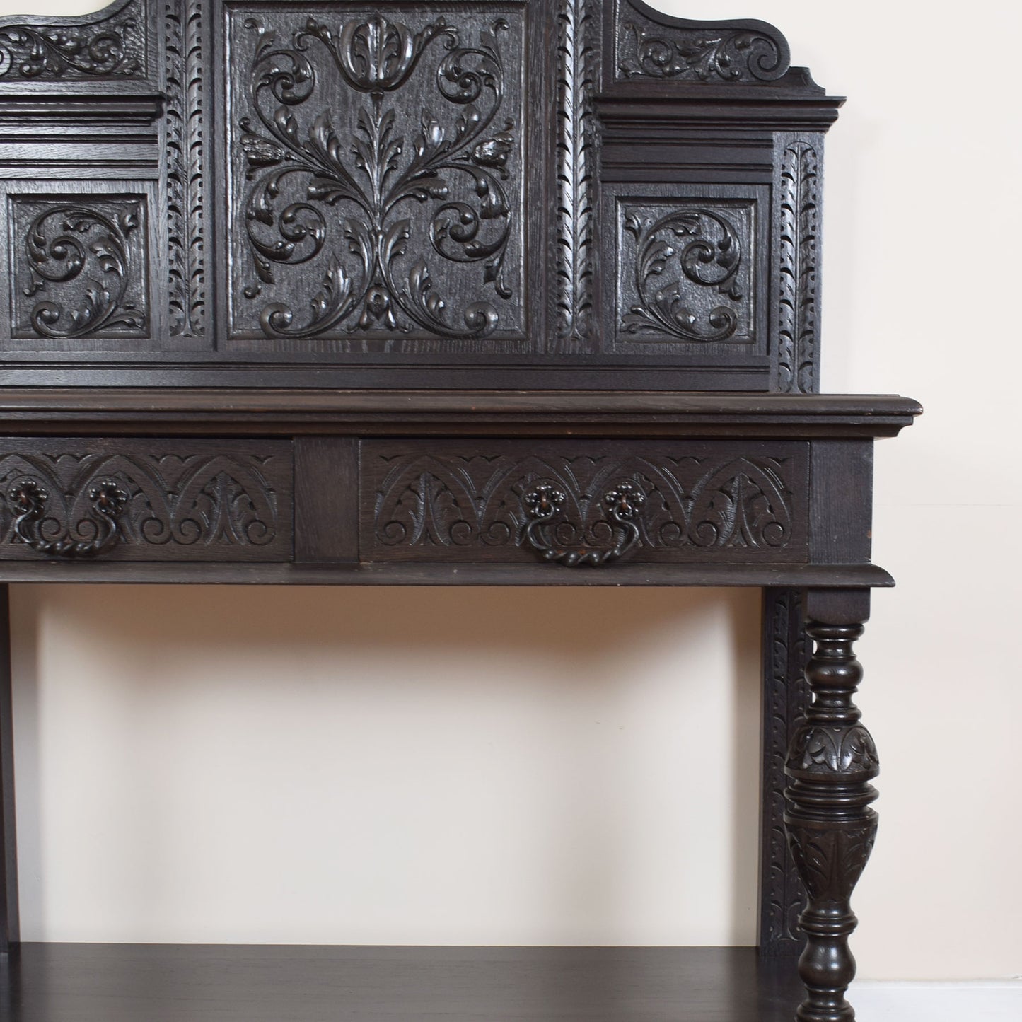 Jacobean Style Carved Console Table