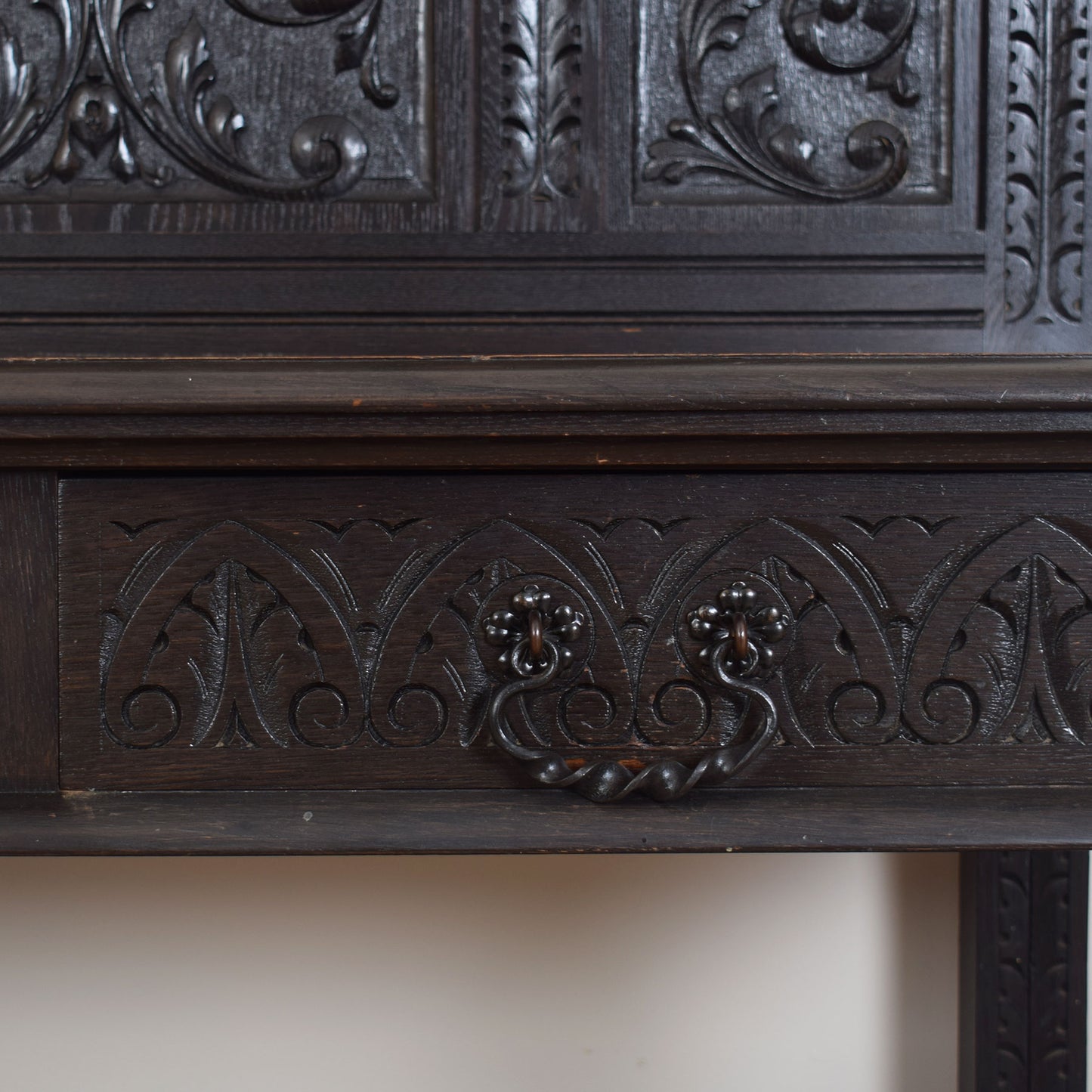 Jacobean Style Carved Console Table