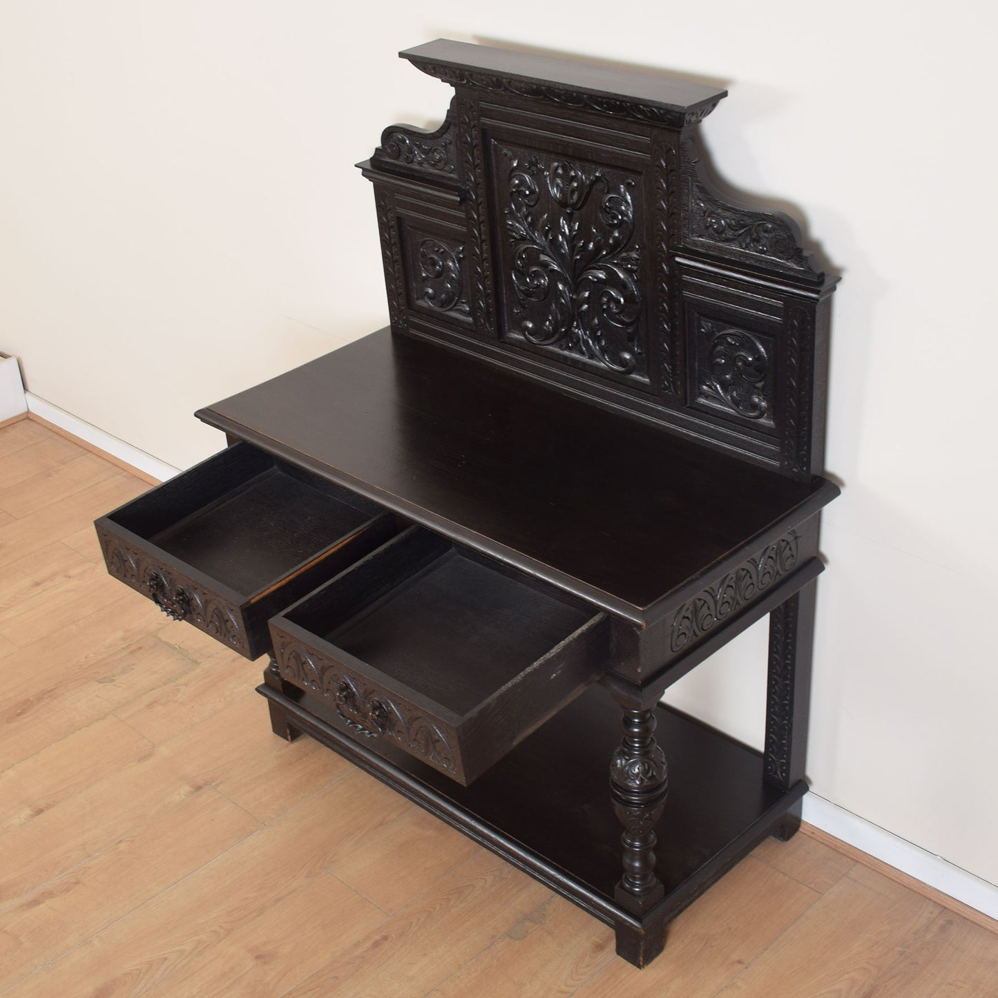 Jacobean Style Carved Console Table