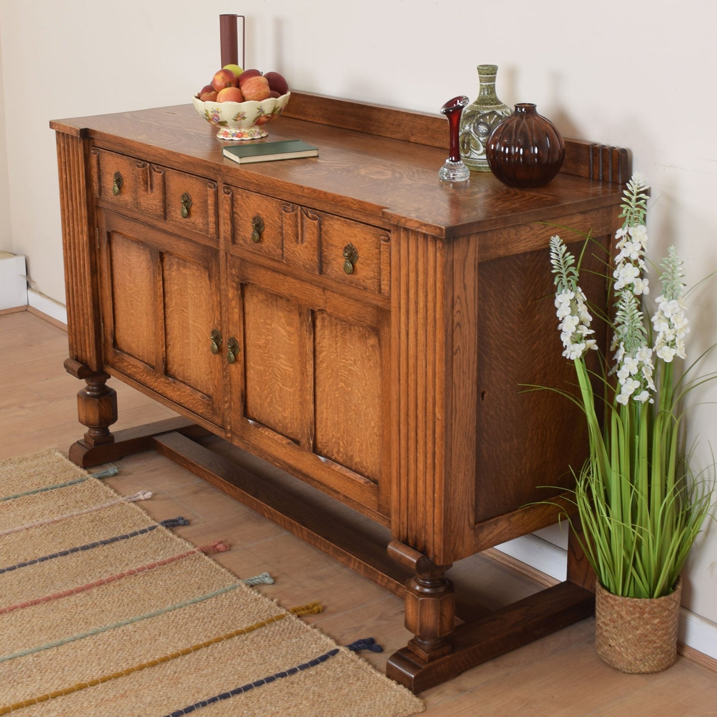 Vintage Oak Sideboard