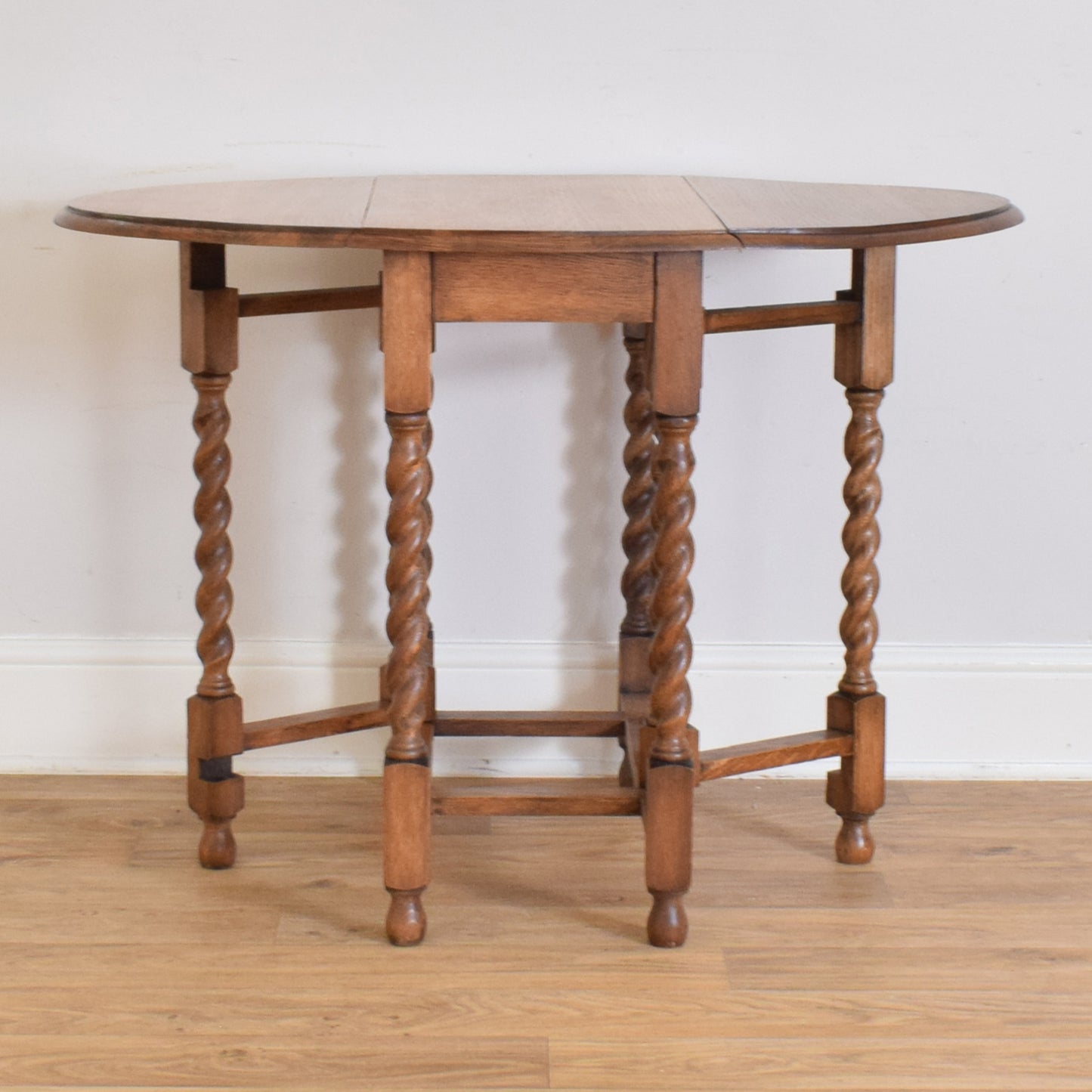 Barley Twist Drop Leaf Table