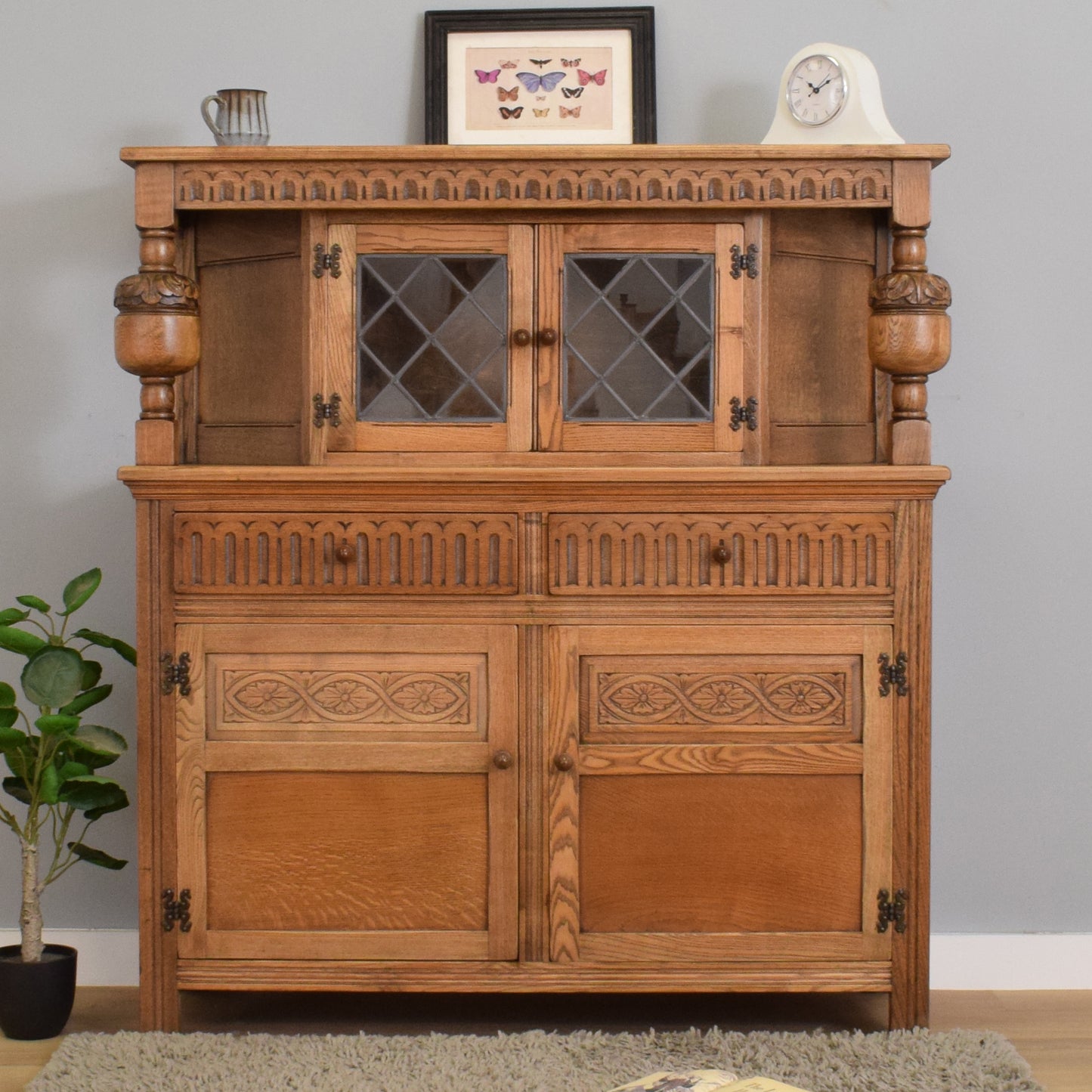 Glazed Court Cabinet