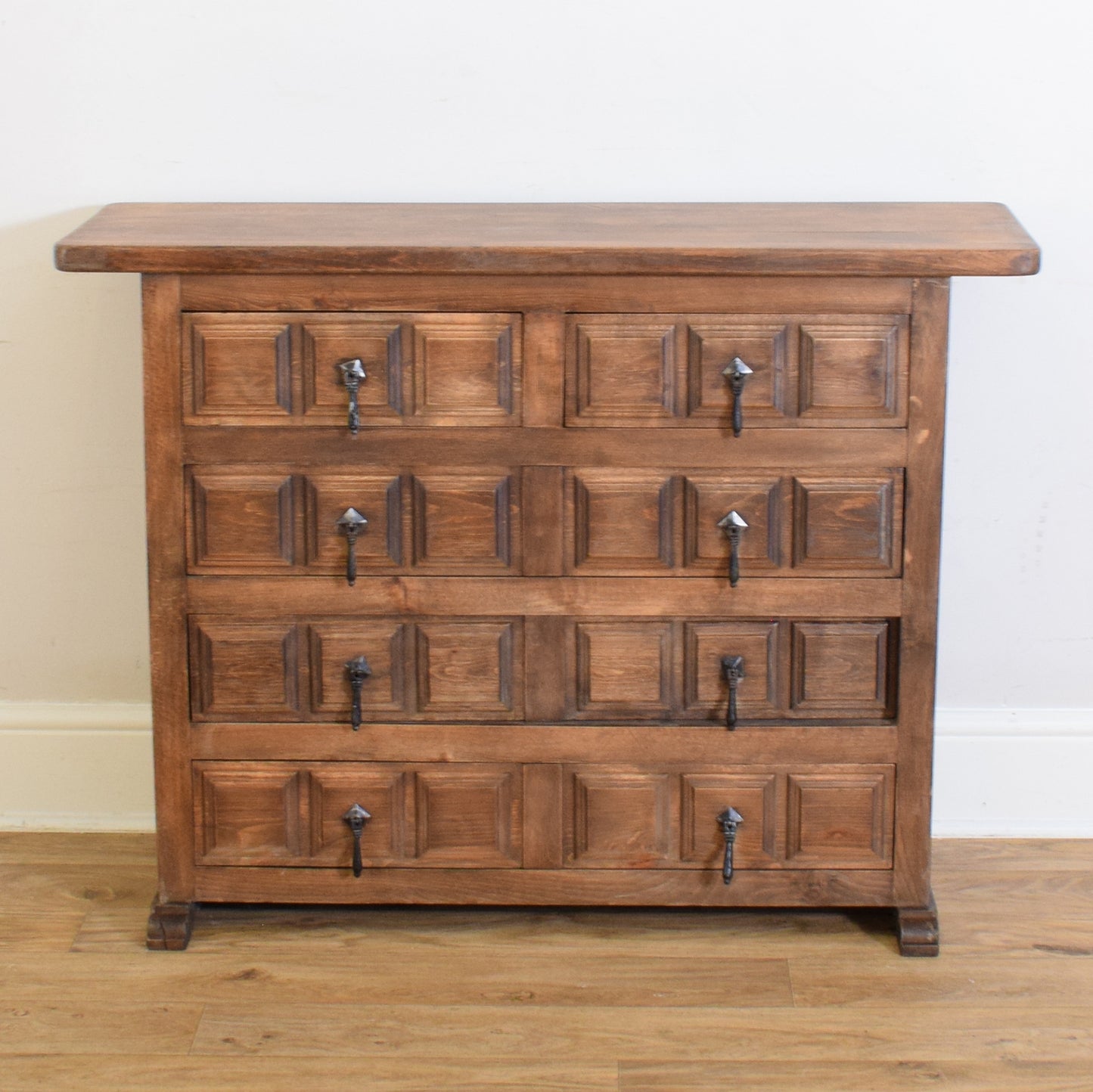 Restored Spanish Carved Chest of Drawers