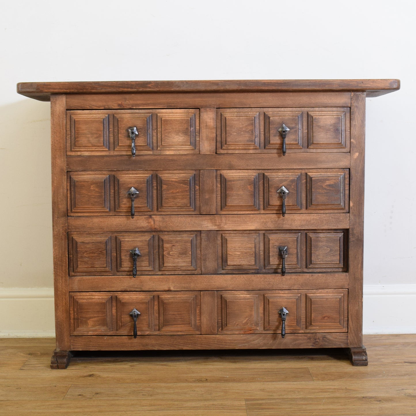 Restored Spanish Carved Chest of Drawers