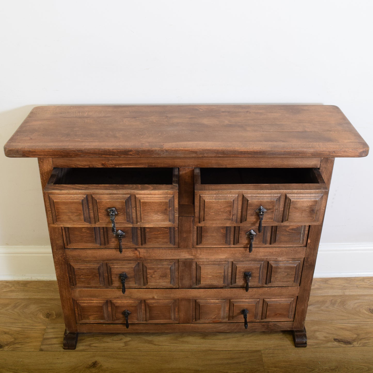 Restored Spanish Carved Chest of Drawers