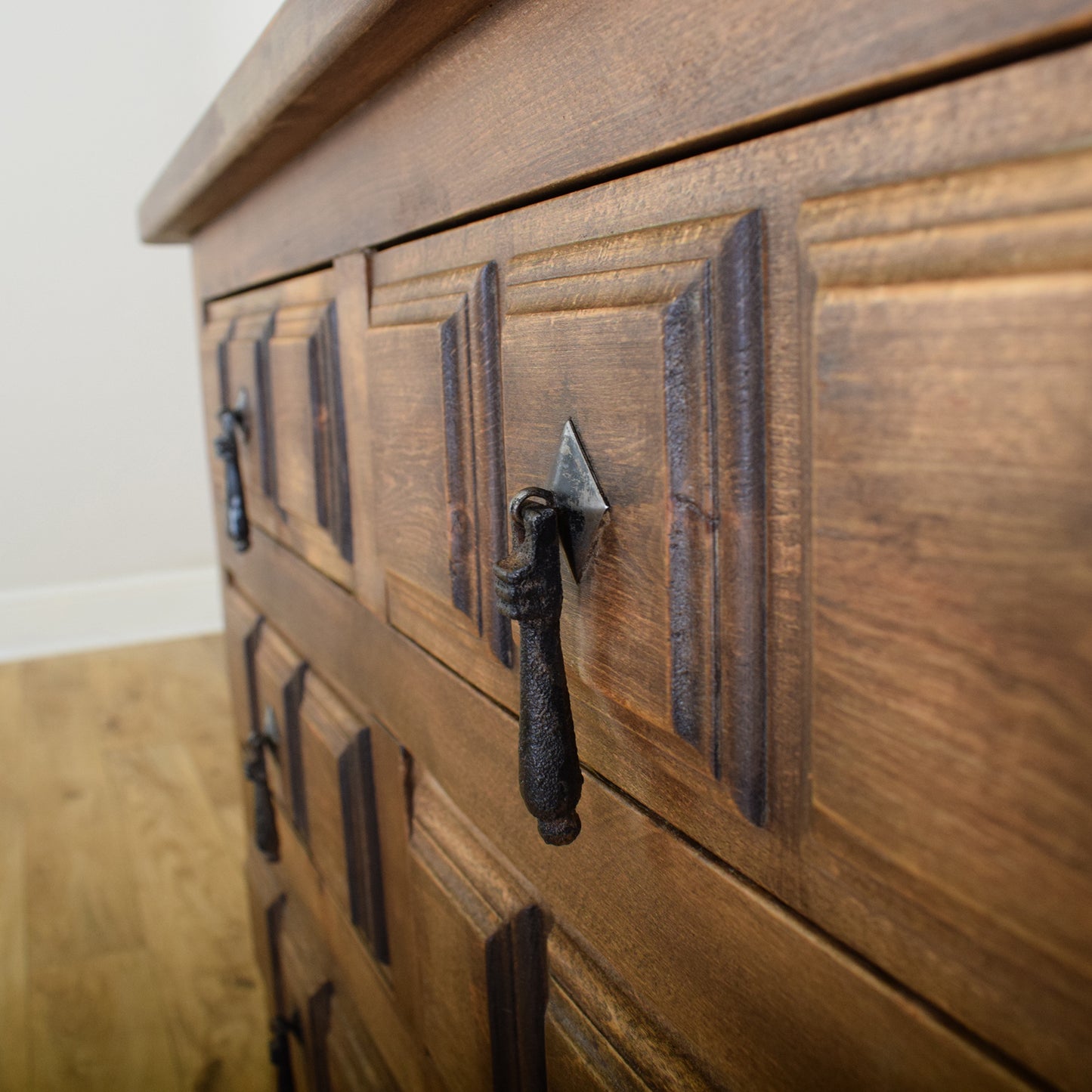 Restored Spanish Carved Chest of Drawers