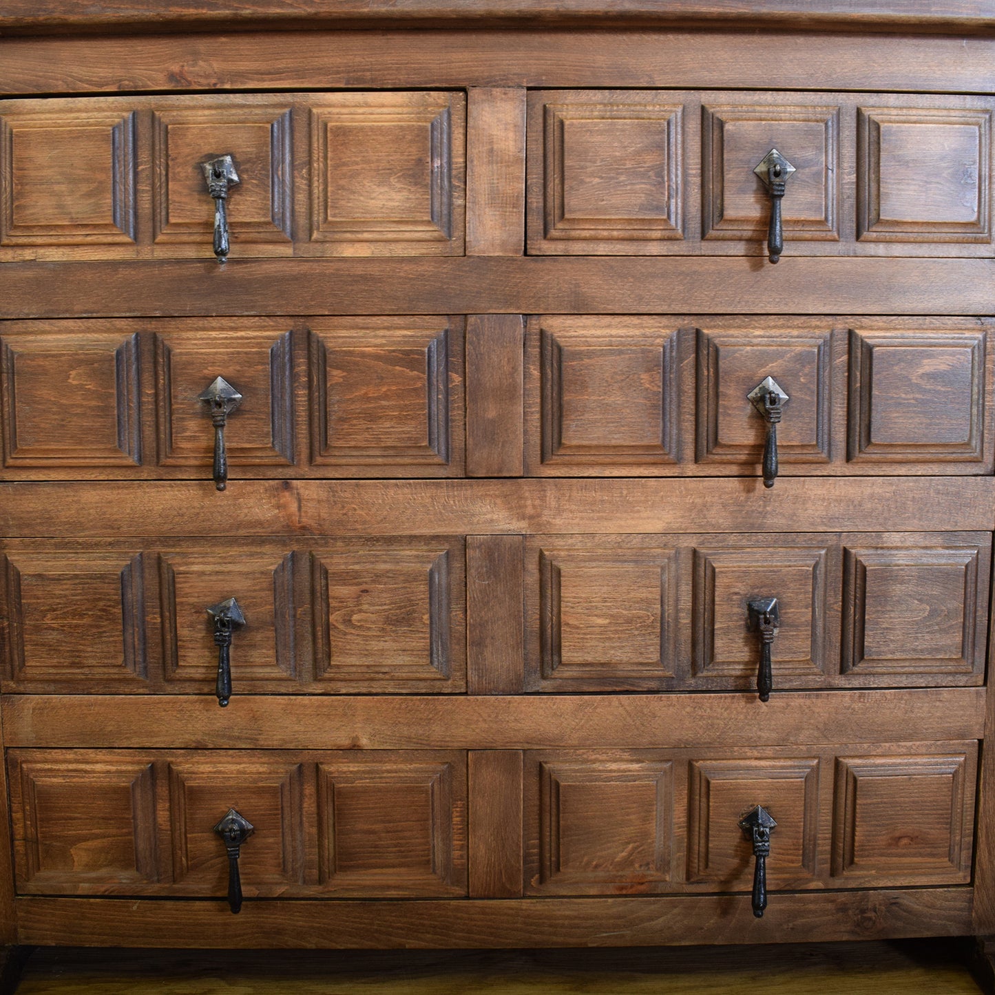 Restored Spanish Carved Chest of Drawers