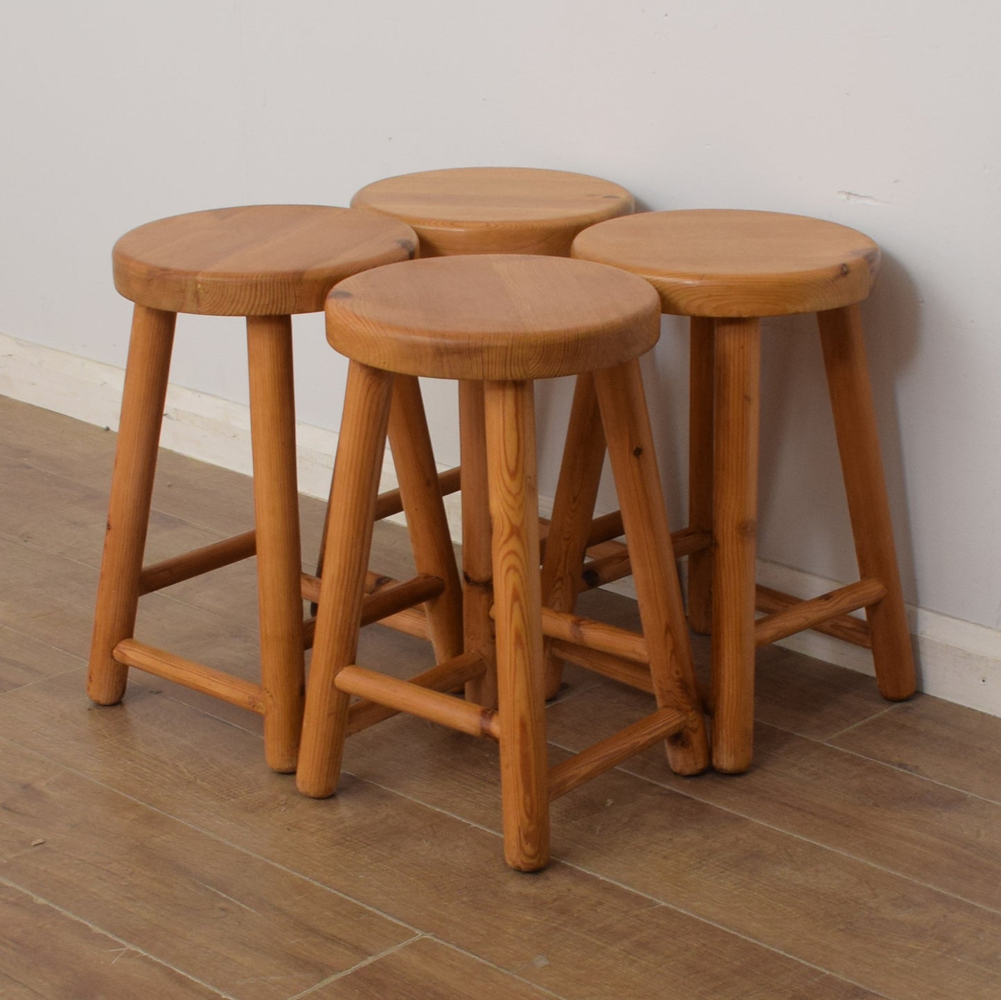 Pine Table & Four Stools